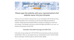 Desktop Screenshot of ddnrxsavings.com